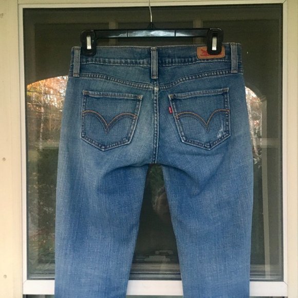 LEVI'S 524 Skinny Jeans w/ Patchwork! - Picture 5 of 5